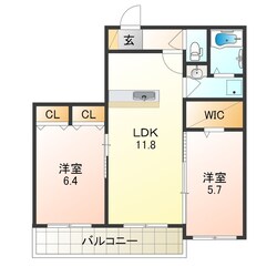 長原駅 徒歩16分 1階の物件間取画像